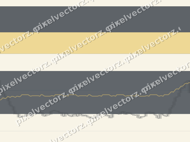 Glowing neon chart background in blue and amber