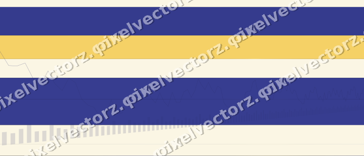 Glowing neon chart background in blue and amber