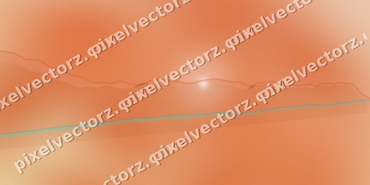 Soft pastel chart background in orange and teal