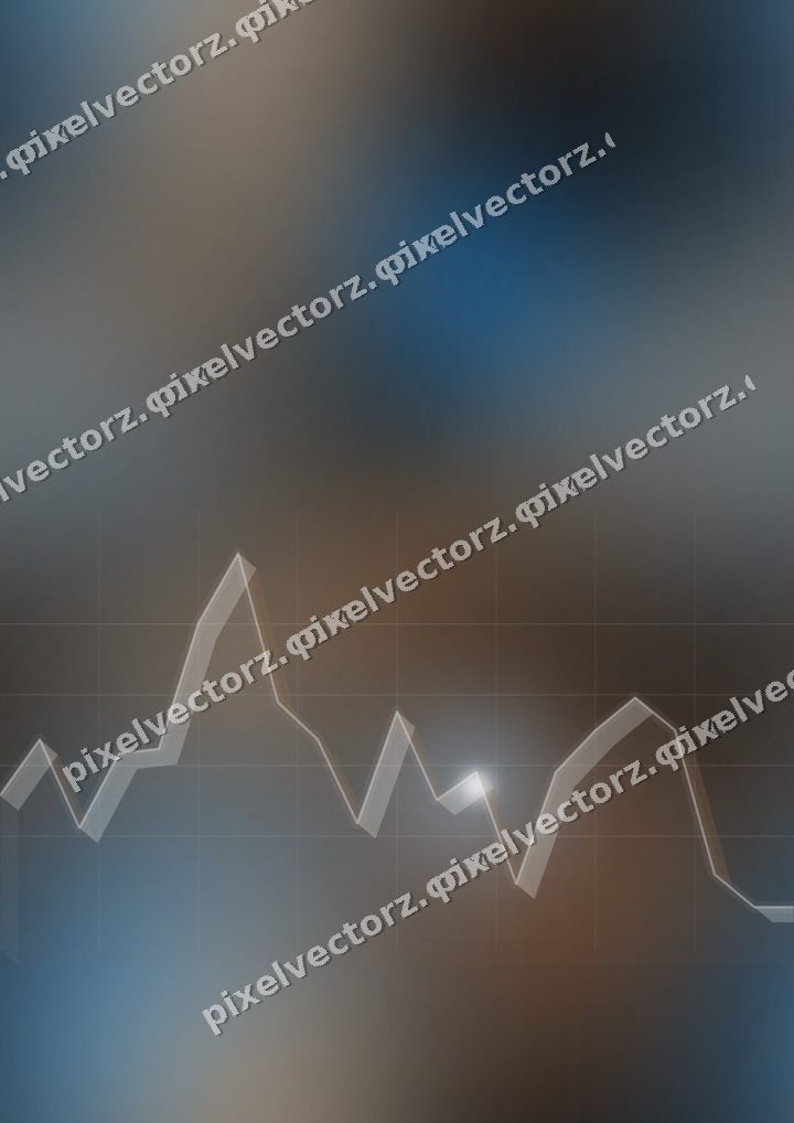 Nahtloser Neon Diagramm Hintergrund in Blau und Orange