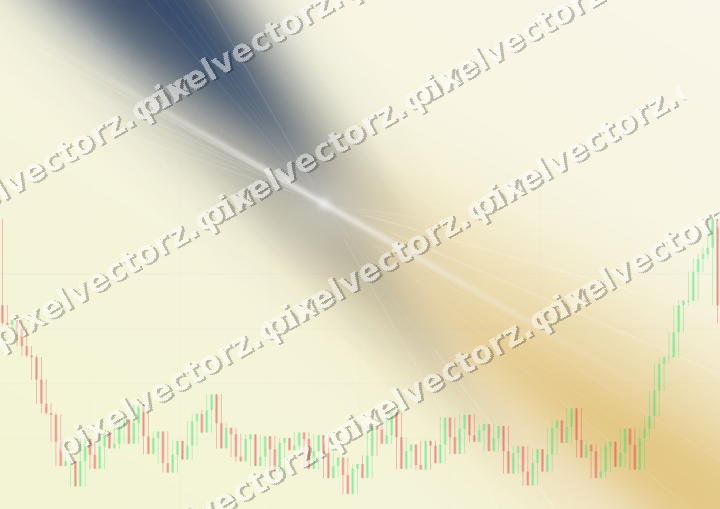 Soft pastel chart background in dark blue and amber
