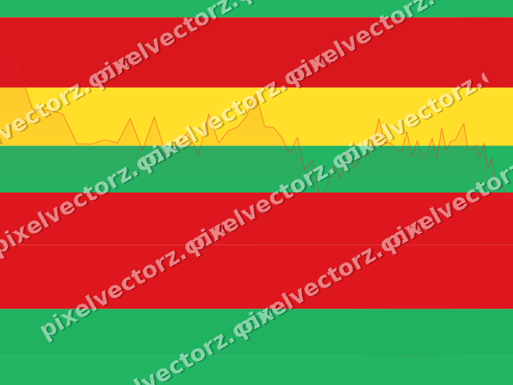 Soft pastel chart background in red and orange
