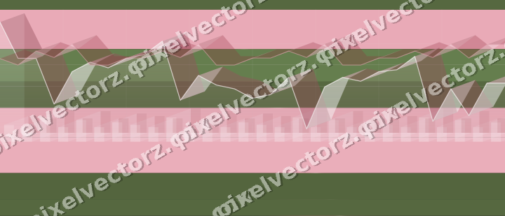 Glowing neon chart background in pink and lime