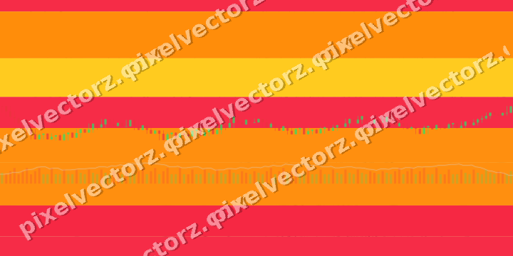 Soft pastel chart background in orange and amber