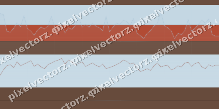 Glowing neon chart background in cyan and red