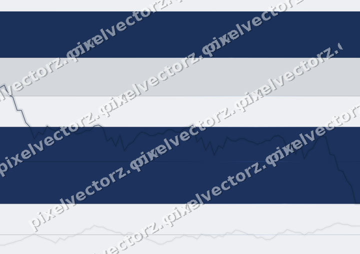 Glowing neon chart background in blue