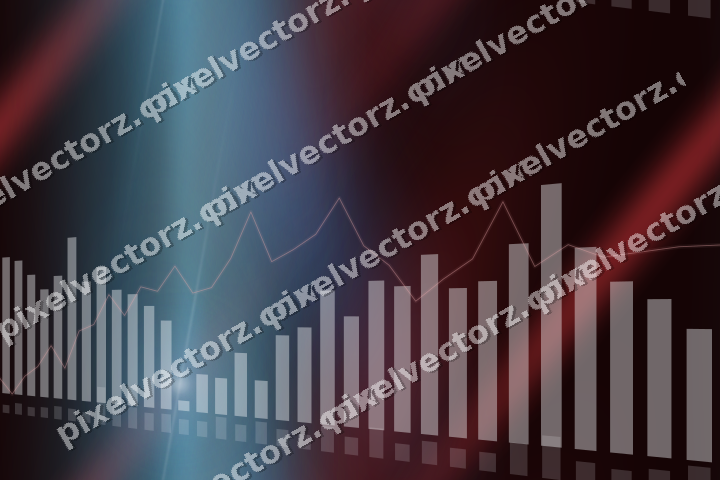 Nahtloser Neon Diagramm Hintergrund in Blau und Rot