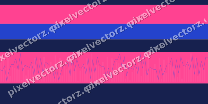 Soft pastel chart background in pink and blue