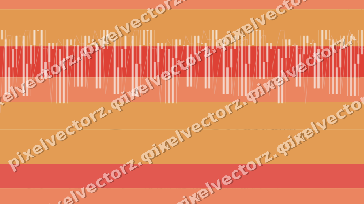 Soft pastel chart background in red and orange
