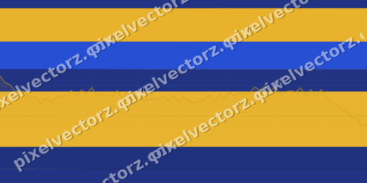 Glowing neon chart background in amber and blue