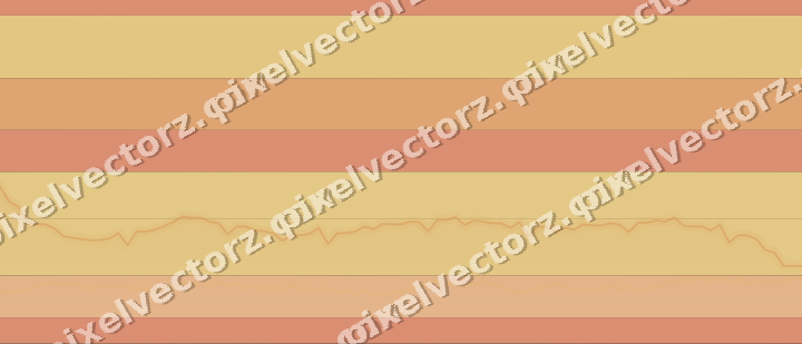 Glowing neon chart background in orange and amber