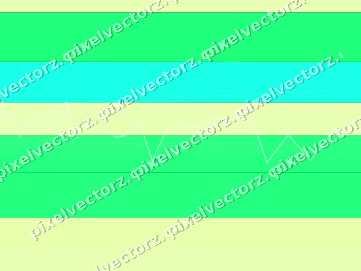 Glowing neon chart background in green and lime