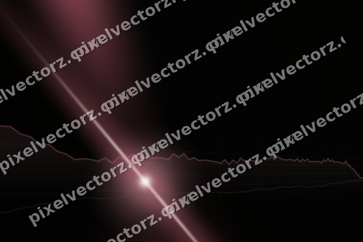 Glowing neon chart background in pink and lime