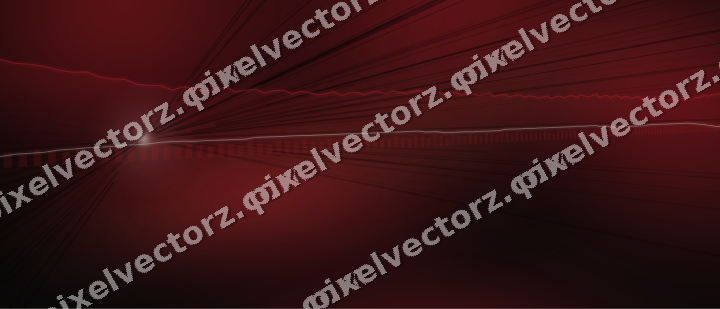Glowing neon chart background in red and amber