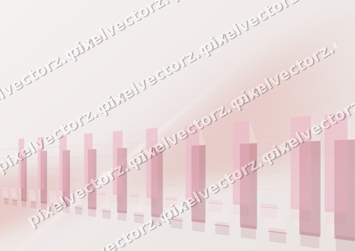 Soft pastel chart background in pale pink and pale red