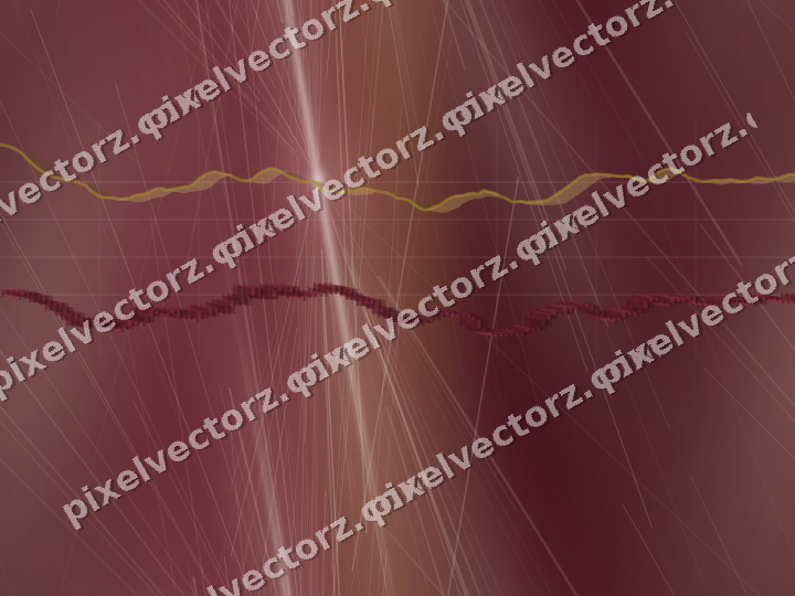 Nahtloser Neon Diagramm Hintergrund in Dunkelrosa und Rot