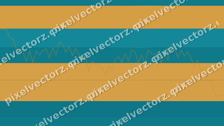 Glowing neon chart background in amber and dark teal