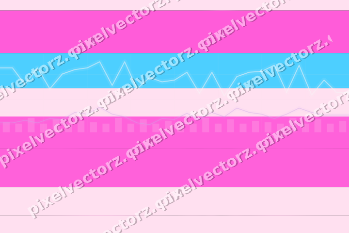 Glowing neon chart background in magenta and purple