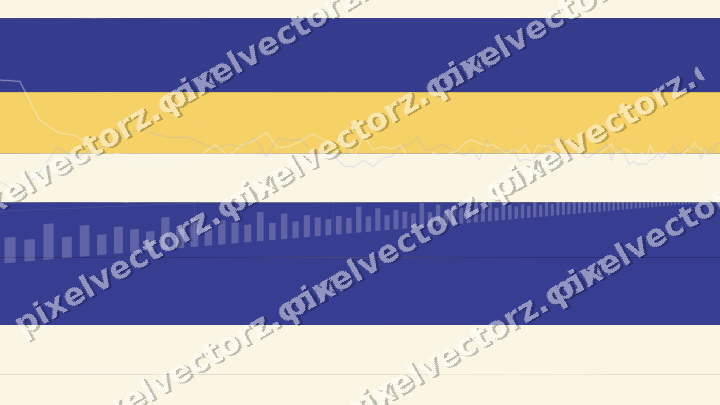 Glowing neon chart background in blue and amber