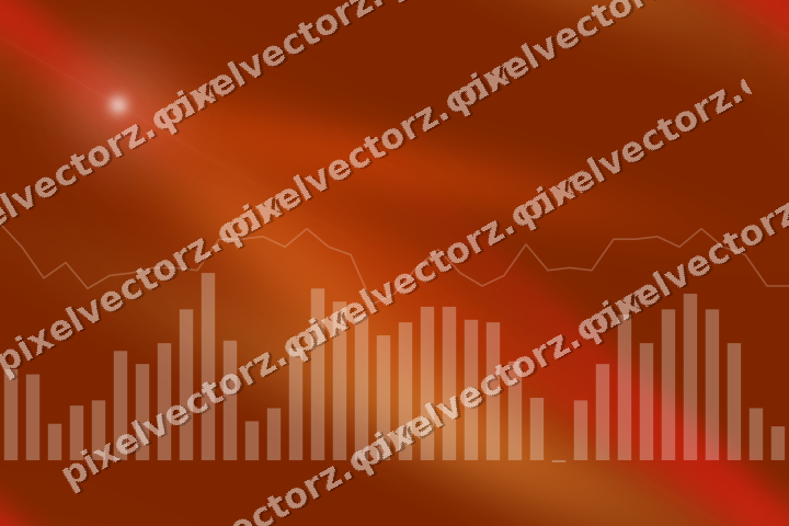 Nahtloser Neon Diagramm Hintergrund in Rot und Orange