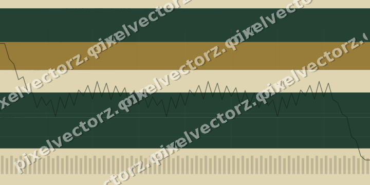Soft pastel chart background in dark green and amber