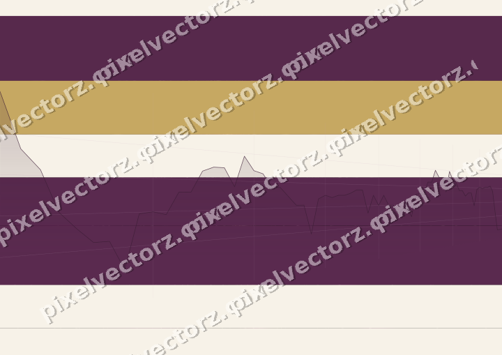 Glowing neon chart background in magenta and amber