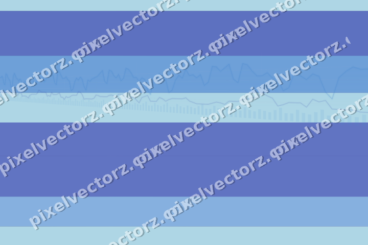 Glowing neon chart background in blue and cyan