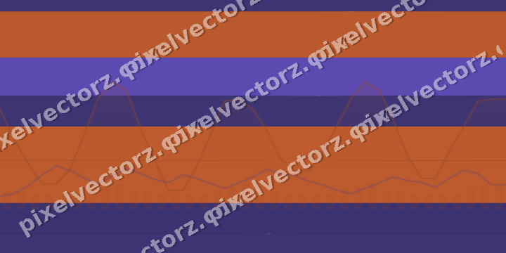 Glowing neon chart background in orange and blue