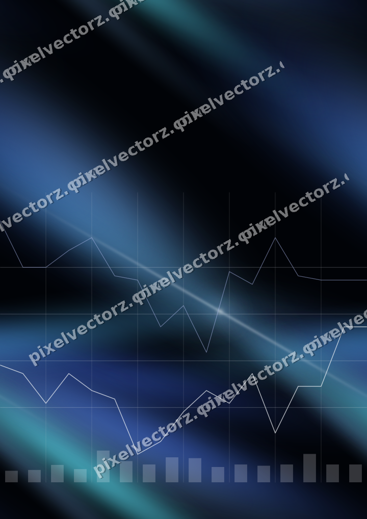 Nahtloser Neon Diagramm Hintergrund in Türkis und Blau