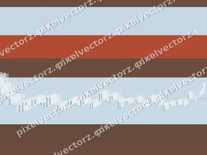 Glowing neon chart background in cyan and red