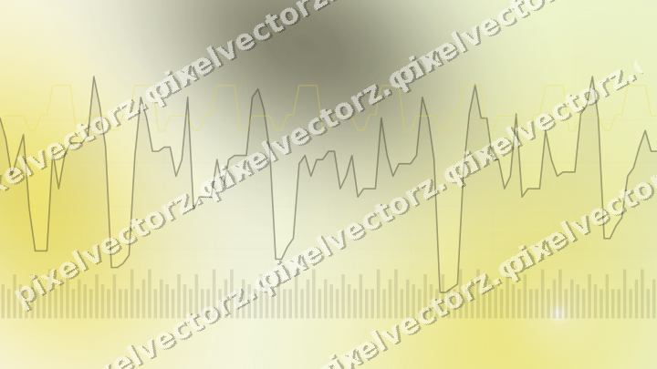 Soft pastel chart background in dark amber and yellow