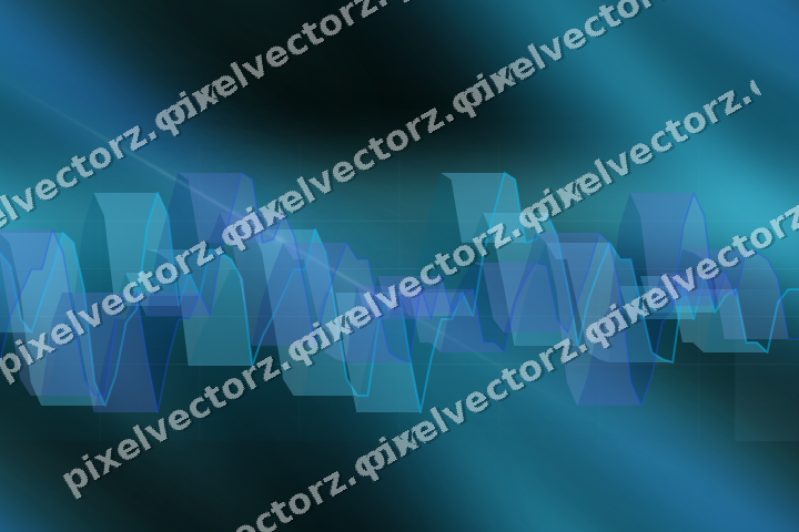 Nahtloser Neon Diagramm Hintergrund in Türkis und Petrol