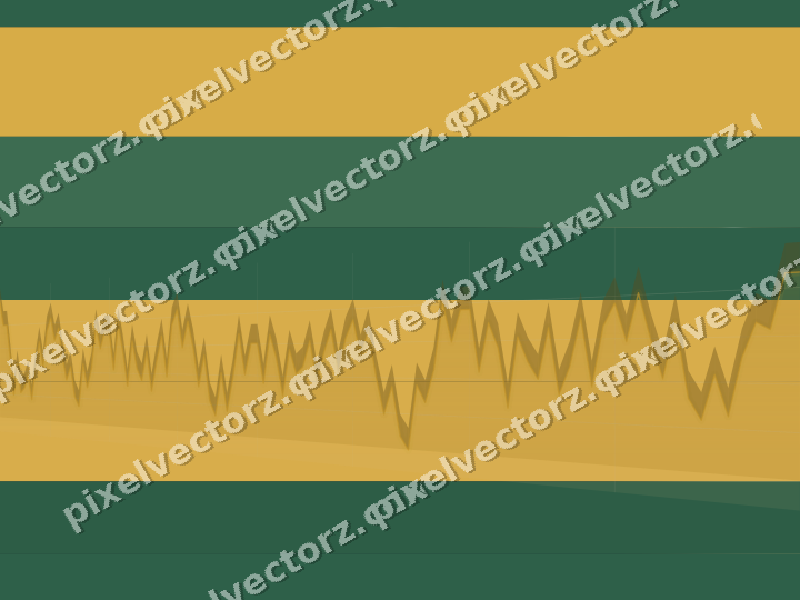 Glowing neon chart background in amber and dark green