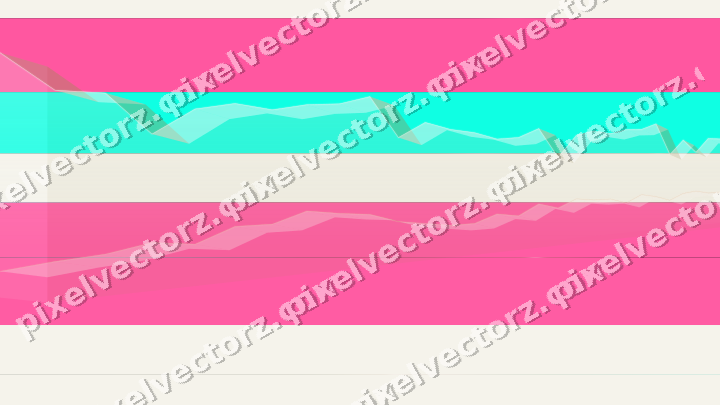 Glowing neon chart background in pink and orange