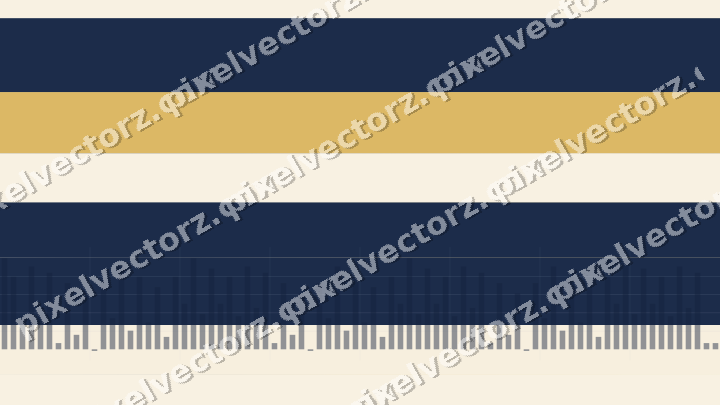 Soft pastel chart background in dark blue and amber