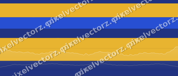 Glowing neon chart background in amber and blue