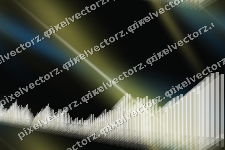 Nahtloser Neon Diagramm Hintergrund in Blau und Gelb