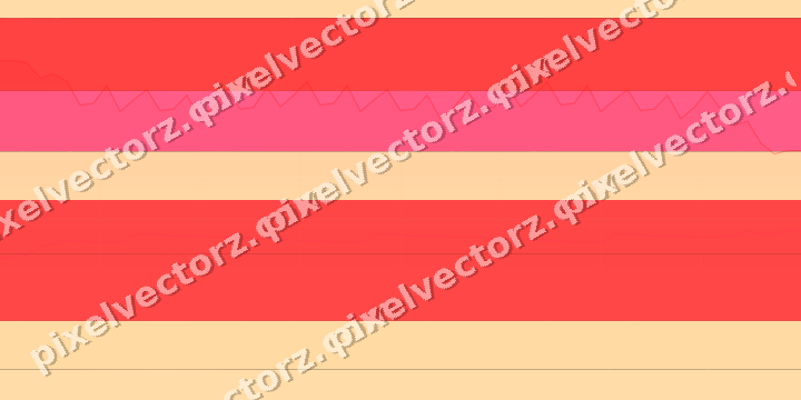 Glowing neon chart background in red and orange