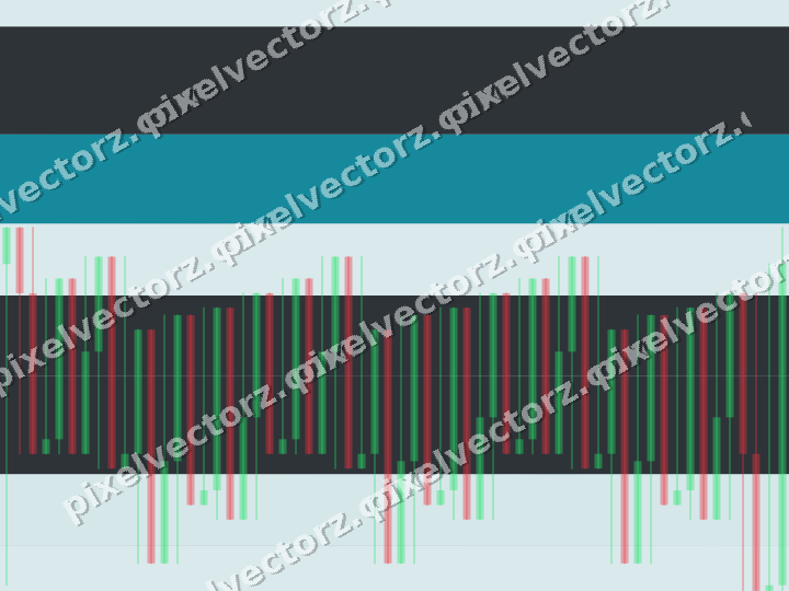 Soft pastel chart background in teal and pale cyan