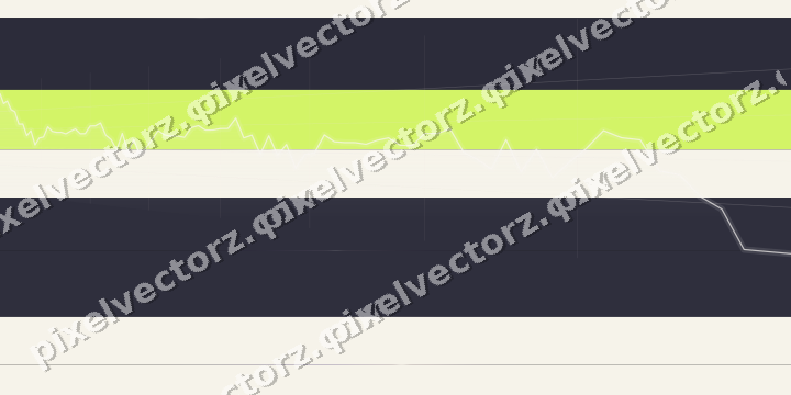 Glowing neon chart background in blue and purple