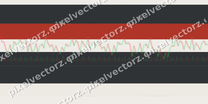Soft pastel chart background in red and pale amber