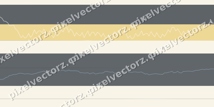 Glowing neon chart background in blue and amber