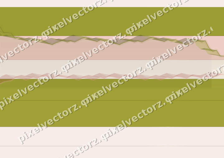 Glowing neon chart background in yellow and red