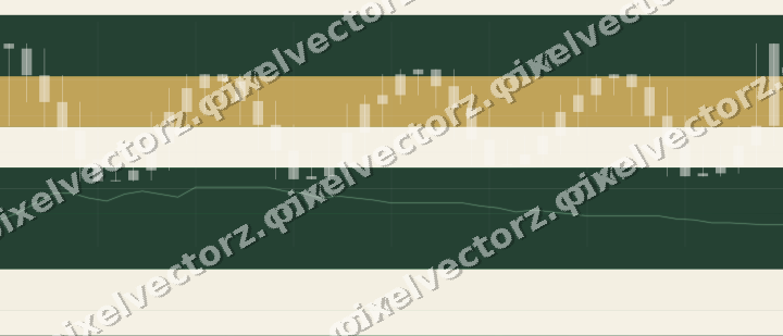 Glowing neon chart background in green and amber