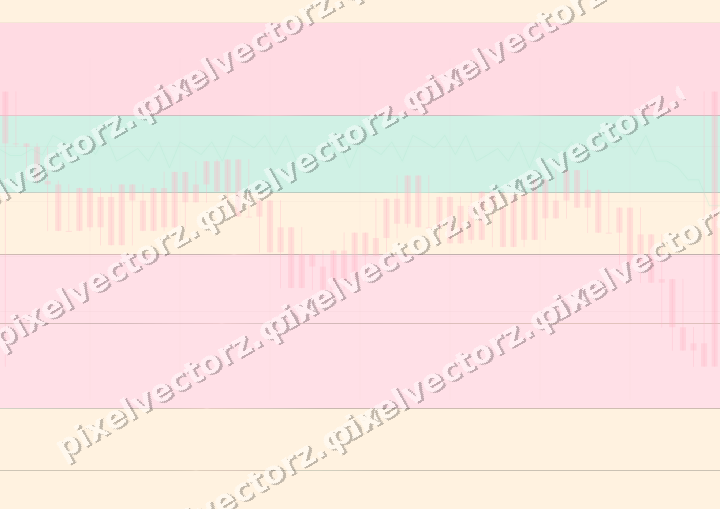 Glowing neon chart background in pink and amber