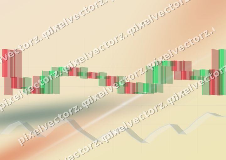 Soft pastel chart background in dark teal and orange