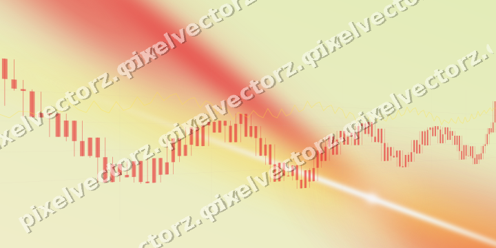 Soft pastel chart background in red and orange