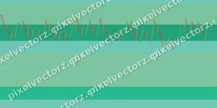Soft pastel chart background in green and teal