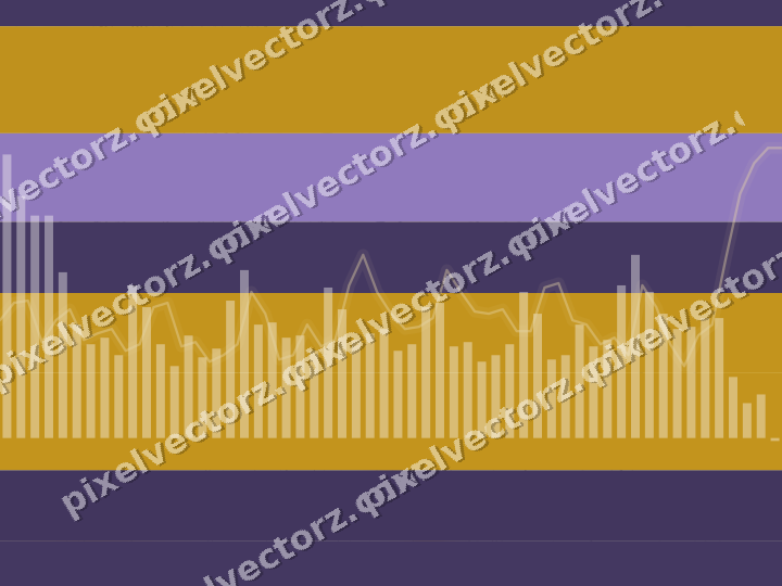 Soft pastel chart background in amber and purple