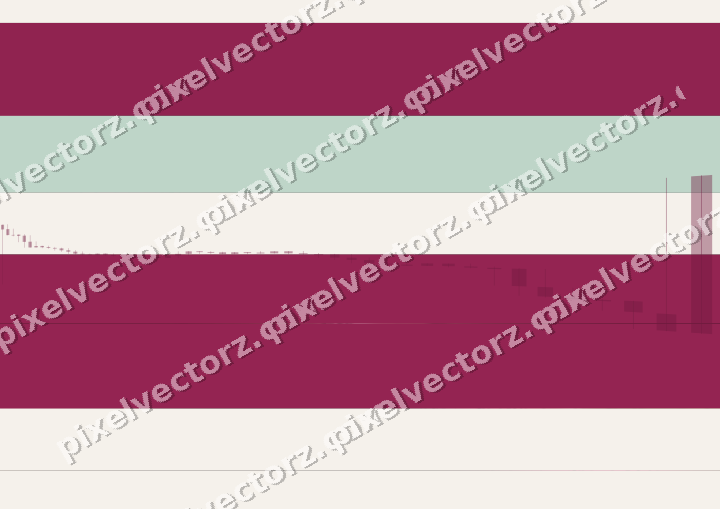Glowing neon chart background in pink and green